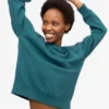 Camiseta Classic Organic para mujer - Verde océano