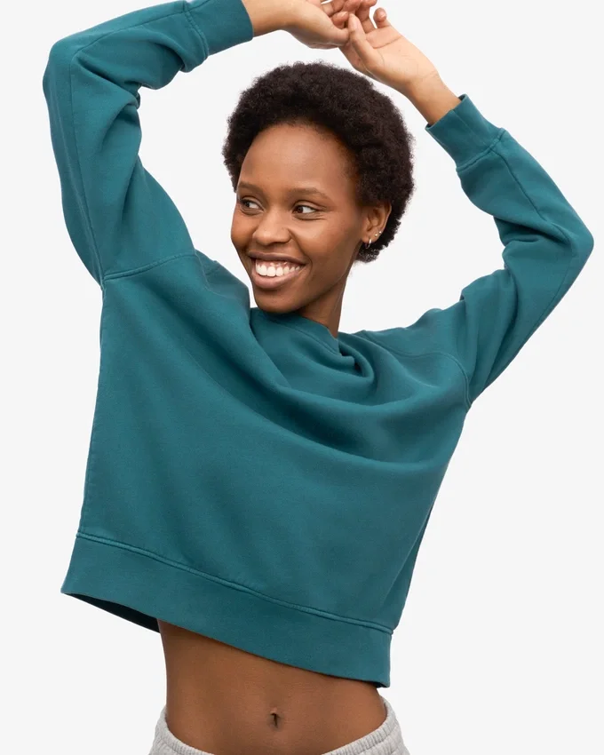 Camiseta Classic Organic para mujer - Verde océano