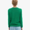 Camiseta clásica de lana merino para mujer - Verde Kelly