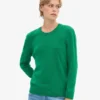 Camiseta clásica de lana merino para mujer - Verde Kelly