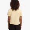 Camiseta corta holgada orgánica - Amarillo suave