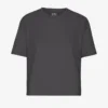 Camiseta corta holgada orgánica - Gris lava