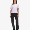 Camiseta corta holgada orgánica - Lavanda suave
