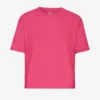 Camiseta corta holgada orgánica - Rosa chicle