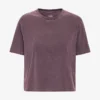 Camiseta corta holgada orgánica - Uva descolorida