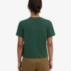 Camiseta corta holgada orgánica - Verde esmeralda