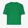 Camiseta corta holgada orgánica - Verde Kelly
