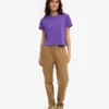 Camiseta corta holgada orgánica - Violeta ultravioleta