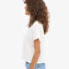 Camiseta corta y holgada orgánica - Blanco óptico