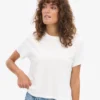 Camiseta corta y holgada orgánica - Blanco óptico