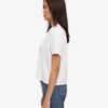 Camiseta corta y holgada orgánica - Blanco óptico