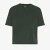 Camiseta corta y holgada orgánica - Bosque de medianoche