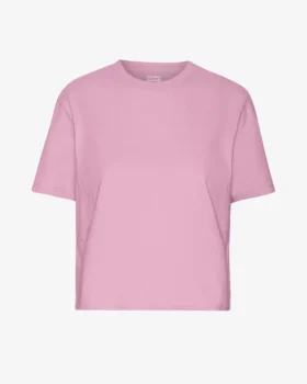 Camiseta corta y holgada orgánica - Flor de cerezo