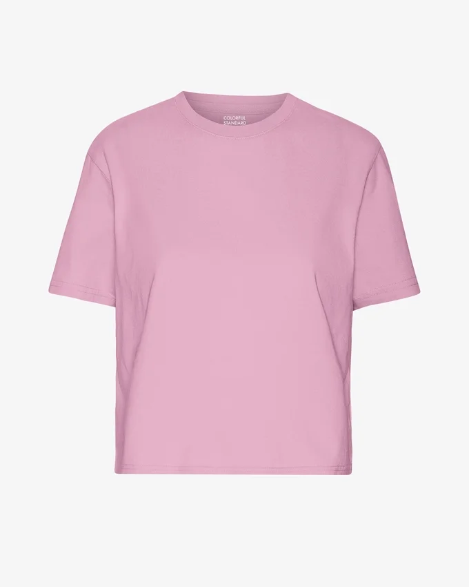 Camiseta corta y holgada orgánica - Flor de cerezo