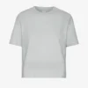 Camiseta corta y holgada orgánica - Gris deslavado