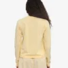 Camiseta de manga larga orgánica para mujer - Amarillo suave