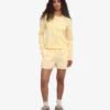 Camiseta de manga larga orgánica para mujer - Amarillo suave