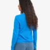 Camiseta de manga larga orgánica para mujer - Azul Pacífico