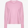 Camiseta de manga larga orgánica para mujer - Flor de cerezo