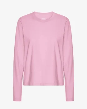 Camiseta de manga larga orgánica para mujer - Flor de cerezo