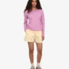 Camiseta de manga larga orgánica para mujer - Flor de cerezo