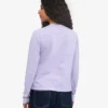 Camiseta de manga larga orgánica para mujer - Lavanda suave