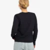Camiseta de manga larga orgánica para mujer - Negro intenso