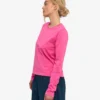 Camiseta de manga larga orgánica para mujer - Rosa chicle