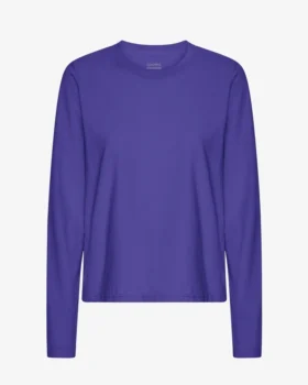 Camiseta de manga larga orgánica para mujer - Ultravioleta