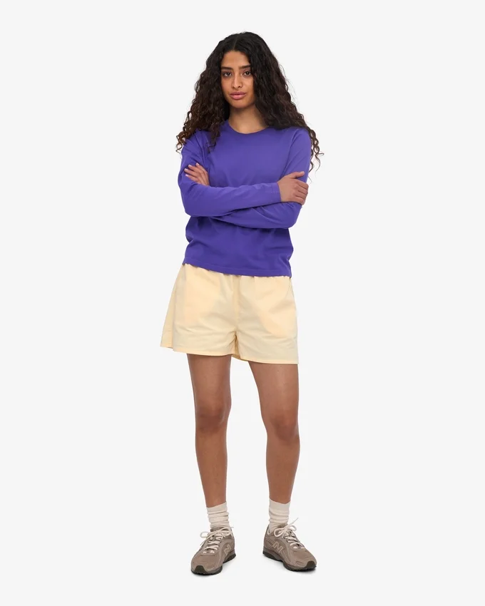 Camiseta de manga larga orgánica para mujer - Ultravioleta