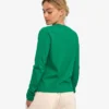 Camiseta de manga larga orgánica para mujer - Verde Kelly
