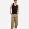Camiseta de tirantes de canalé orgánica - Negro intenso