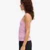 Camiseta de tirantes de punto acanalado orgánica para mujer - Flor de cerezo