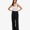 Camiseta de tirantes de punto acanalado orgánica para mujer - Mezcla de nieve