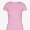 Camiseta orgánica de canalé - Flor de cerezo