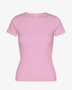 Camiseta orgánica de canalé - Flor de cerezo