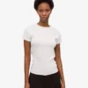Camiseta orgánica de canalé - Mezcla de nieve