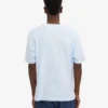 Camiseta orgánica de corte holgado - Azul polar
