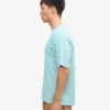 Camiseta orgánica de corte holgado - Azul verde agua