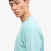 Camiseta orgánica de corte holgado - Azul verde agua
