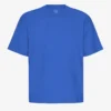 Camiseta orgánica de corte holgado - Azul zafiro