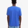 Camiseta orgánica de corte holgado - Azul zafiro