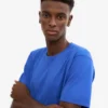 Camiseta orgánica de corte holgado - Azul zafiro