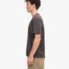 Camiseta orgánica de corte holgado - Barro descolorido