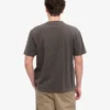 Camiseta orgánica de corte holgado - Barro descolorido