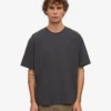 Camiseta orgánica de corte holgado - Gris lava
