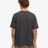 Camiseta orgánica de corte holgado - Gris lava