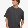 Camiseta orgánica de corte holgado - Gris lava