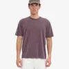 Camiseta orgánica de corte holgado - Uva descolorida