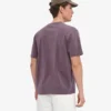 Camiseta orgánica de corte holgado - Uva descolorida